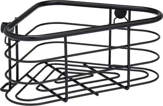 Wenko Eckablage Trestina aus Edelstahl in Schwarz, B/T/H: 25 x 10,5 x 16,5 cm - Bild 1