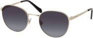 Fossil FOS 2129/G/S Sonnenbrille, Rund, Vollrand, Metall, Gold, Grau, Damen - Bild 1