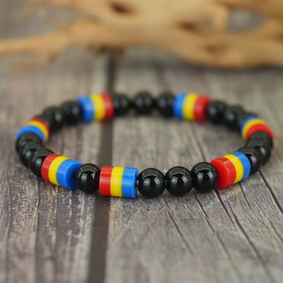 Noter Armband Set, Obsidian, Bunt, Herren - Bild 1