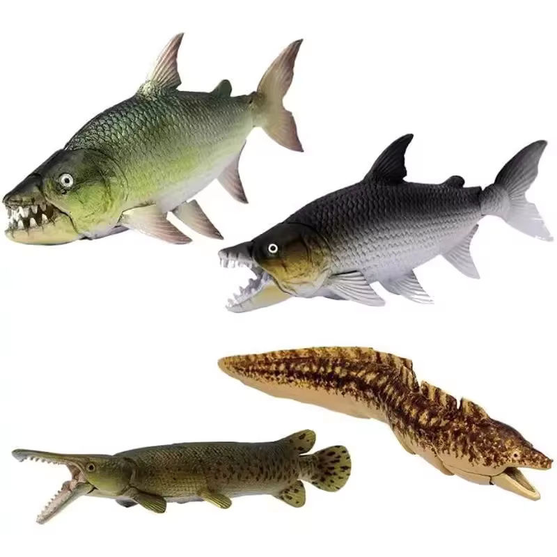 Bandai Gashapon Anime Figur Alligator-Fisch Miniatur Modell aus Kunststoff, mehrfarbig - Bild 6