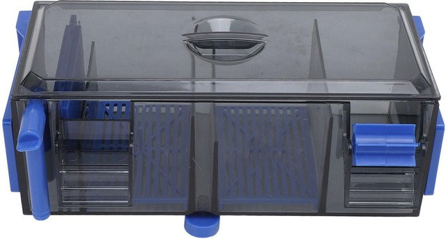 Fishine Hängender Aquarium-Boxfilter in Grau mit einstellbarem Wasserdurchfluss und leiser Funktion - Bild 1