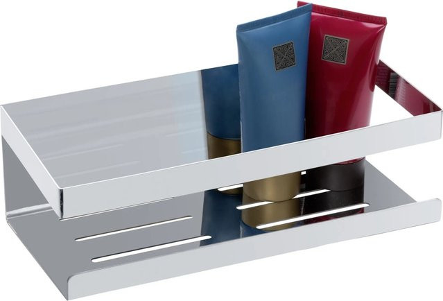 Schöner Wohnen Wandablage Meleto aus Edelstahl in Silber glänzend - Bild 1