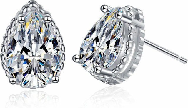 YDSMOSO Ohrringe 925 Silber, Zirkonia, Damen - Bild 1