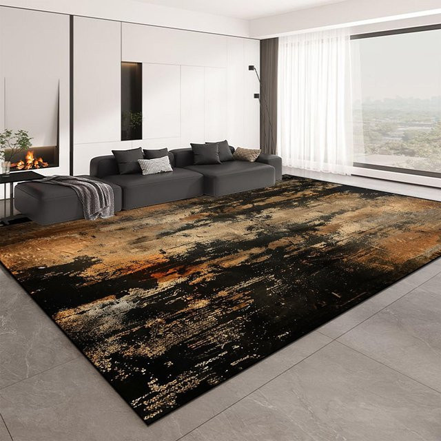 JGJG Wohnzimmerteppich Nordisch Abstrakt, Mehrfarbig, Rutschfest und Waschbar, B/T: 120 x 80 cm - Bild 1