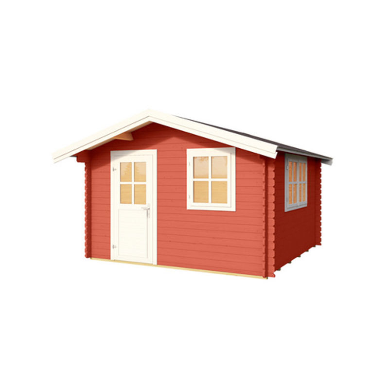 Mr. GARDENER Gartenhaus Spree aus Holz in Rot, B/H/T: 339,8 x 245 x 363 cm - Bild 2