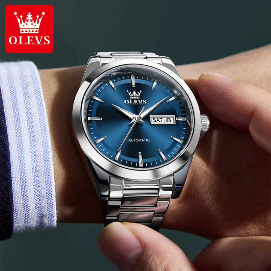 OLEVS Armbanduhr, Automatik, Edelstahl, Herren - Bild 3