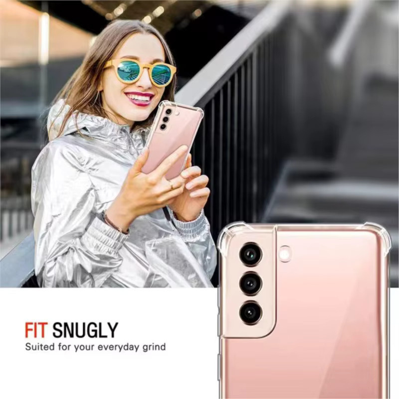 Transparente Air-Bag Silikon Schutzhülle für Samsung Galaxy S21 S21 FE S22 S23 S23 Plus S22 Ultra S21 Ultra S20 Ultra 5G mit 1,5 mm Dicke - Bild 3
