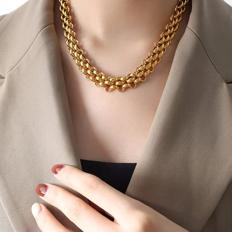 LUXUKISSKIDS Halskette, 18K vergoldet, 13mm, Damen, Mädchen - Bild 3