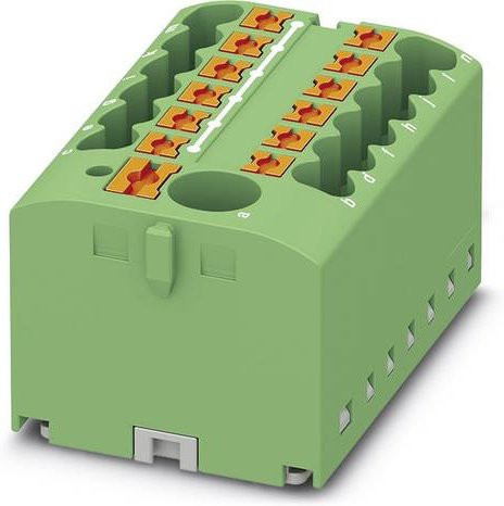 Phoenix Contact Verteilerblock 3273360 Zugfeder Grün 8 Stück - Bild 1