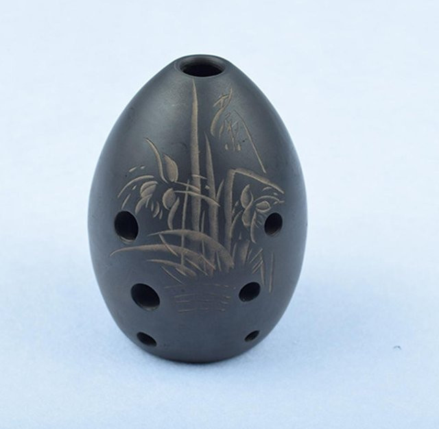 Kidsly Ocarina, Schwarze Flöte, Musikinstrument - Bild 1