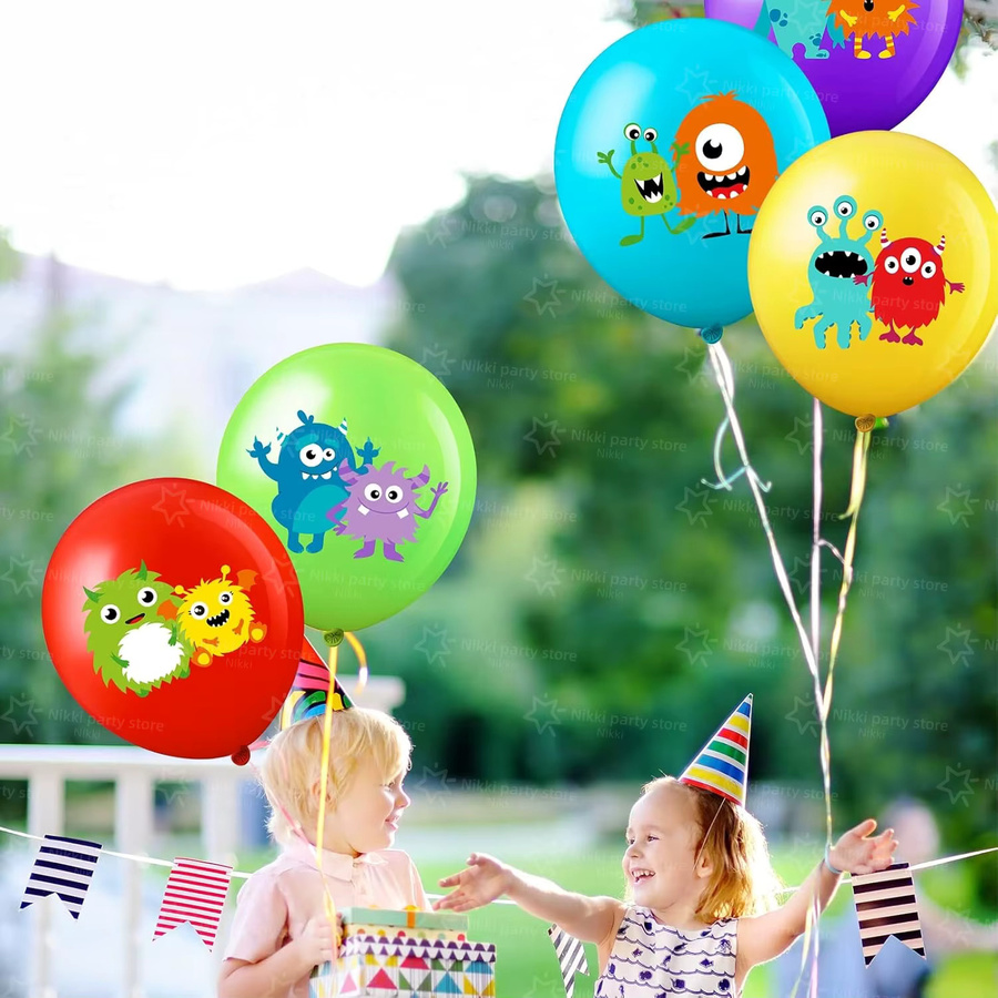 TAKARA TOMY Monster-Luftballons, 6 Stile, Dekorative Geburtstagsparty-Luftballons - Bild 3