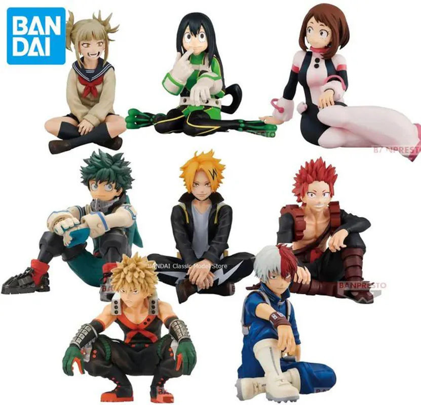 Banpresto My Hero Academia Anime Figuren Set Midoriya Izuku, Bakugou Katsuki und Ochaco Uraraka in mehrfarbig aus Kunststoff - Bild 1