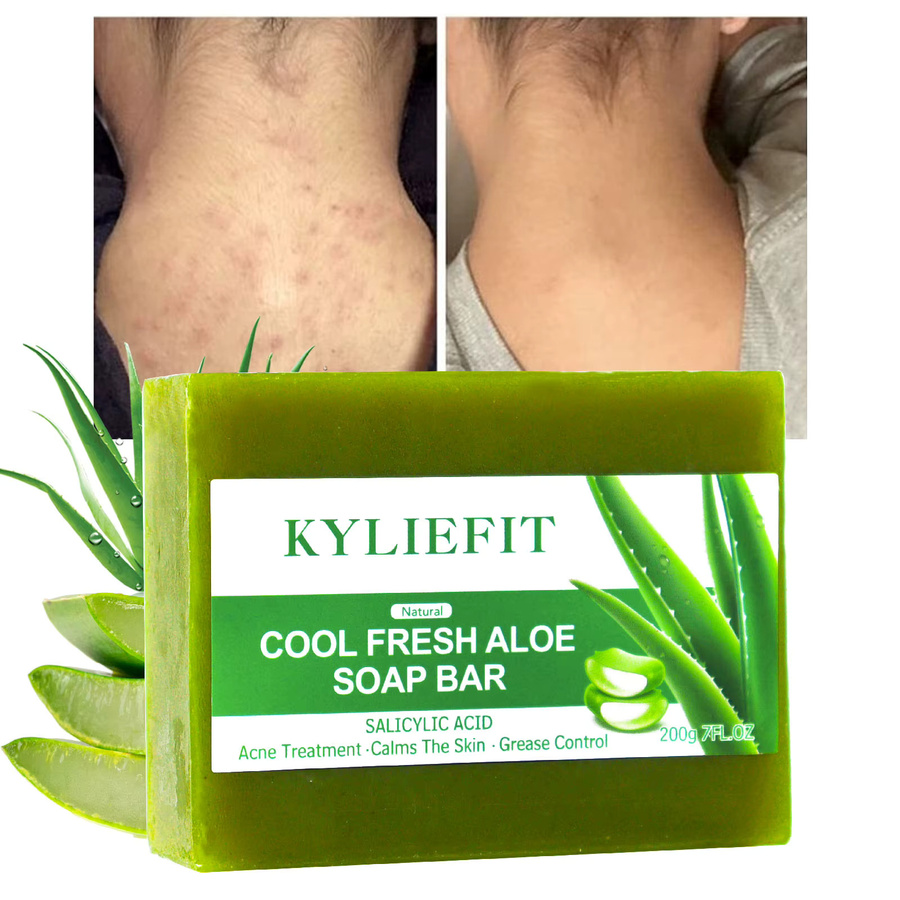 AILKE Aloe Brightening Soap Bar mit Aloe Vera, 200 g, Gesicht und Körper - Bild 6