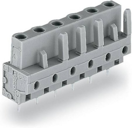 WAGO Buchsengehäuse-Platine 232 Polzahl, Grau, Rastermaß: 7.50 mm, 25 Stück - Bild 1