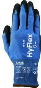 Ansell HyFlex 11-528 Nitrilhandschuh Blau Grösse 6 nach EN 388 - Bild 1