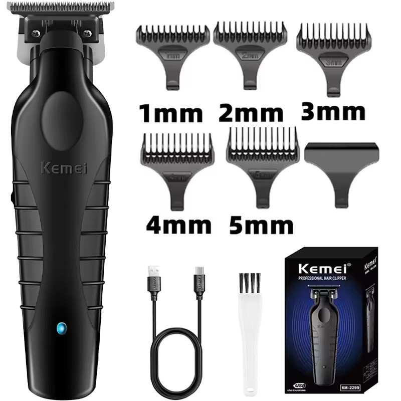 Kemei KM-2299 Haarschneidemaschine für Herren, Schwarz - Bild 4