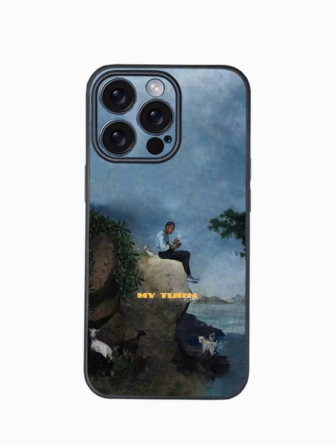 L-Lil Baby Rapper Handyhülle für iPhone 11 bis 16 Pro Max Plus in Multicolour mit Protect Plating Design - Bild 4
