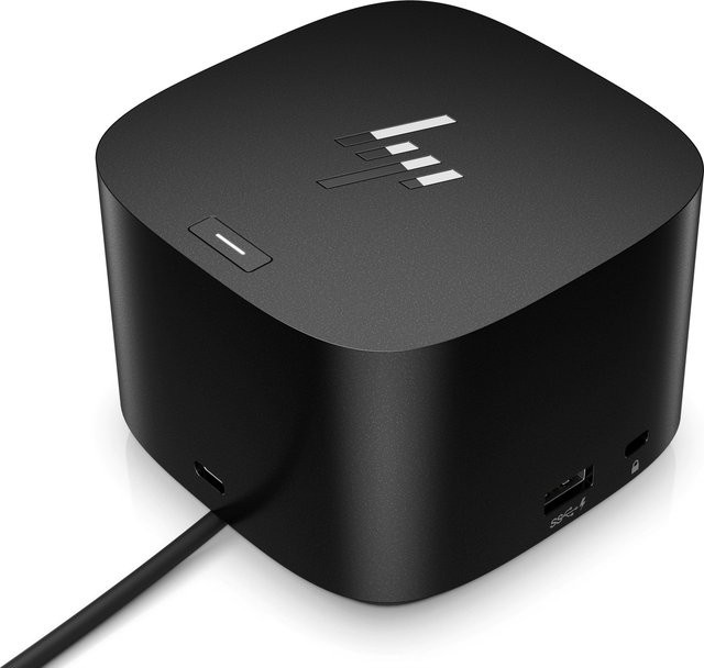HP Thunderbolt Dock G4 280W Dockingstation mit Kombinationskabel, Schwarz, 4K UHD Unterstützung - Bild 1