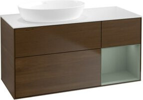 V&B Waschtischunterschrank Finion in Weiß lackiert, Breite: 120 cm, Tiefe: 50,1 cm, Höhe: 50,1 cm - Bild 1