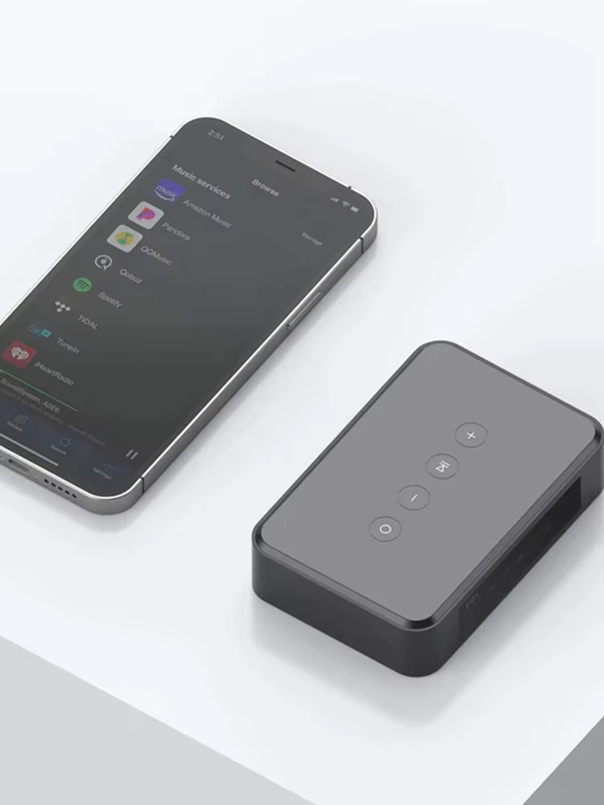 Arylic S10+ Wireless Music Streamer Bluetooth Audio Receiver mit 3,5 mm Klinke Aux in Schwarz - Bild 5