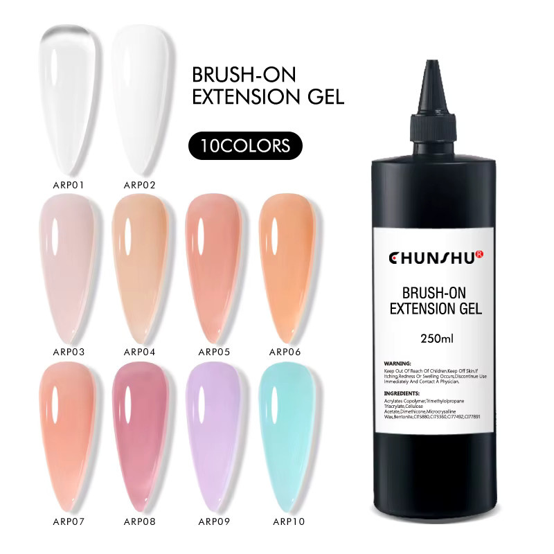 CHUNSHU Nachfüll-Verlängerungsgel Nagellack, 250 ml, Glänzend - Bild 2