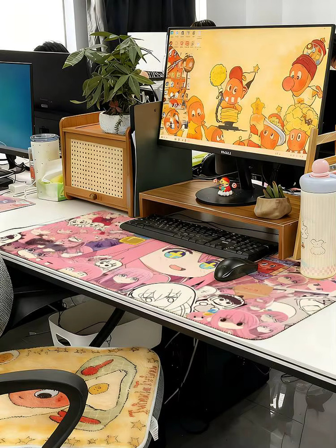 Bocchi The Rock! Anime Mauspad mit sexy Mädchen Motiv, große Schreibtischunterlage für Laptop und Tastatur, Multicolour - Bild 6
