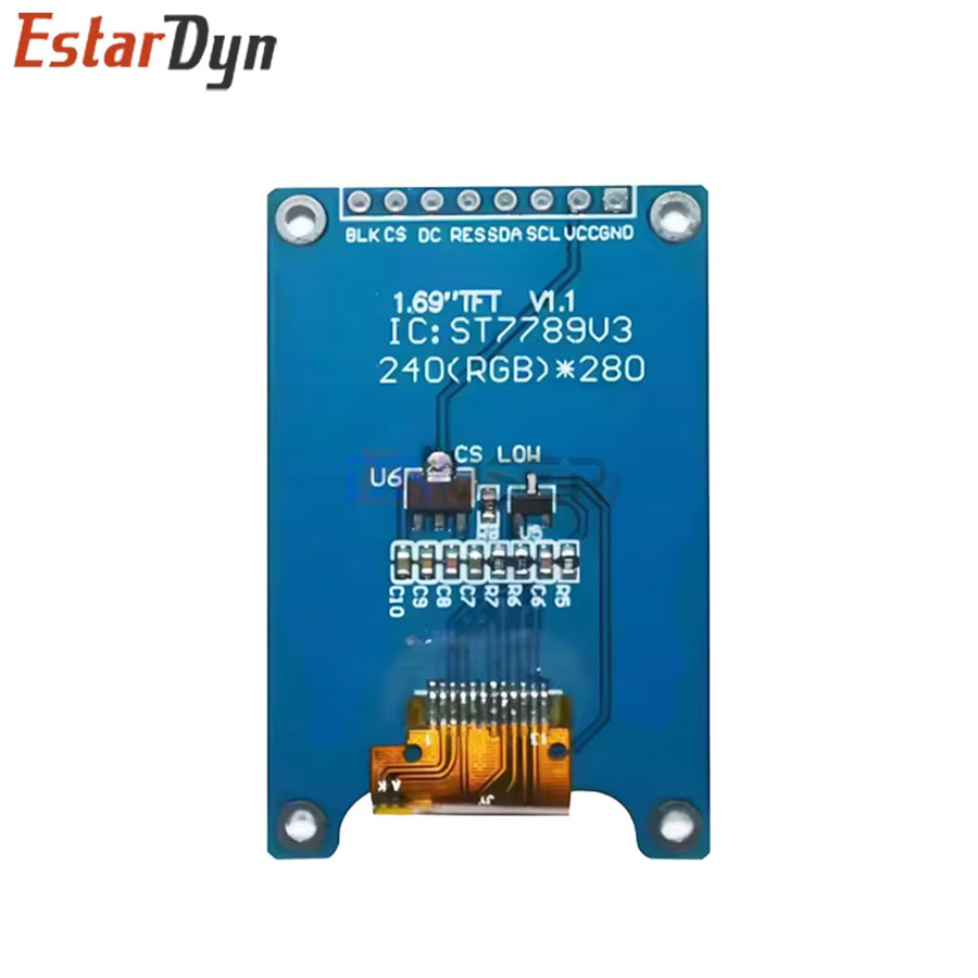 Estardyn ST7789 SPI LCD-Modul mit 1,69 Zoll IPS TFT Display 240x280 für Raspberry Pi Pico - Bild 2