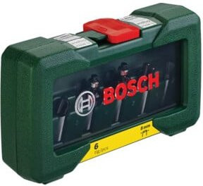 Bosch Fräser-Set HM, 6-teilig, Farbe: Grün - Bild 2