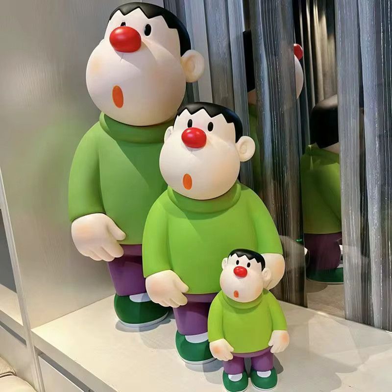 HUGKIS Anime Figur Dora Giant Goda Takeshi aus Vinyl, Multicolor, Höhe: 13 cm, Breite: 13 cm, Tiefe: 13 cm - Bild 2