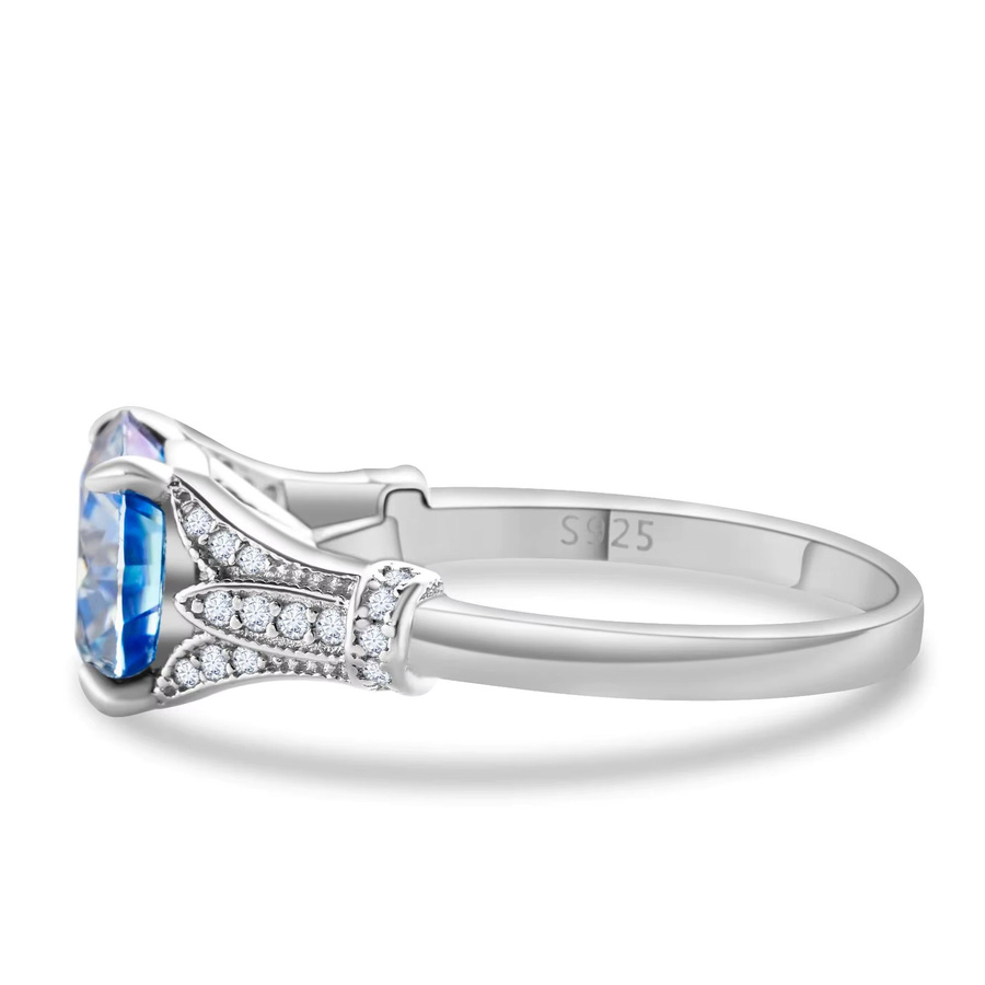 BIJOX STORY Solitär-Moissanit-Ring, 925 Silber, Damen - Bild 2
