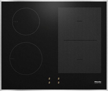 Miele KM 7004 FR Glaskeramik-Induktions-Kochfeld in Schwarz und Silber - Bild 1