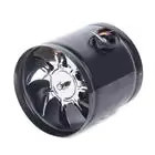 Bymaocar Rohrventilator in Schwarz, Abluftventilator mit 600 m³/h und 150 mm Durchmesser für Badezimmer, Toilette und Küche - Bild 3