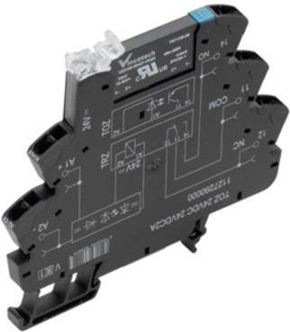 Weidmüller Halbleiterrelais 1127290000 Schwarz 2 A 33 V/DC 10 Stück - Bild 1
