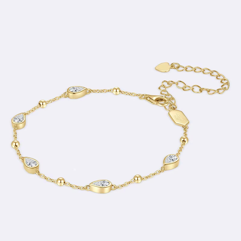 oxtao Armband, 925 Silber, Moissanit, Damen - Bild 2