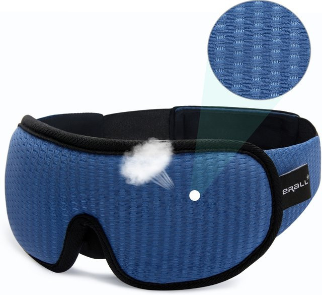 MERALL 3D-Schlafmaske, Blau, Unisex - Bild 1