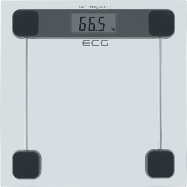 Personenwaage OV 137 Glass in Transparent und Weiß mit ECG-Funktion - Bild 1
