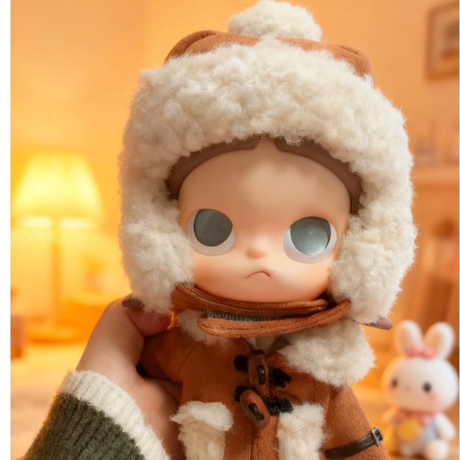 Zsiga Mobile Puppe Kleidung Hut, Puppe Zubehör, Weiß Orange - Bild 3