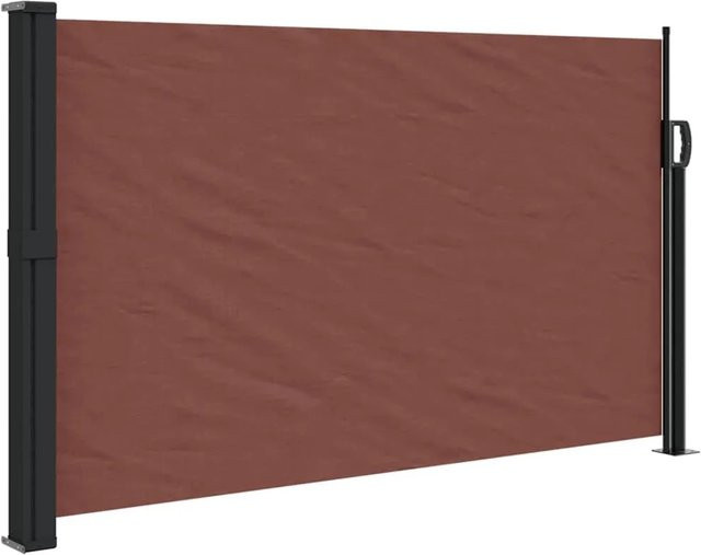Furnicato Seitenmarke ausziehbar Braun B: 500 cm, H: 120 cm - Bild 1