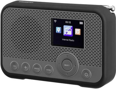 Sangean WFR-39 Internet Taschenradio in Grau mit DAB+, UKW, WLAN und Spotify-Unterstützung - Bild 1
