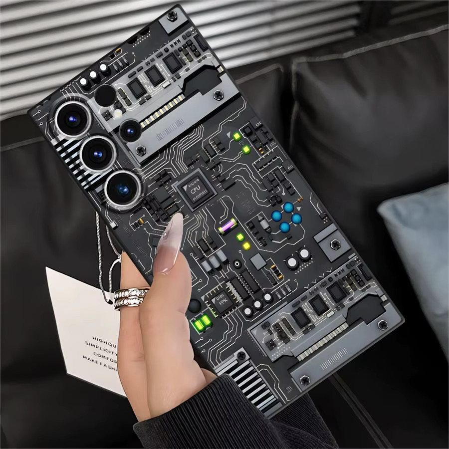 Lila Gaming-Handyhülle für Samsung Galaxy S20 S21 S23 S24 S25 S26 Note 8 9 10 20 Ultra und S9 S10 Plus FE - Bild 1