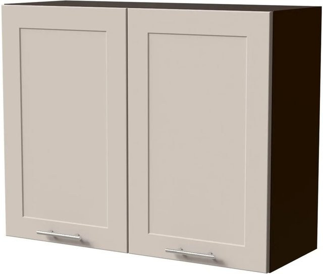 Feldmann-Wohnen Hängeschrank Oslo in Lava und Kaschmir Matt, Wandmontage, B/T/H: 90 x 32,5 x 72 cm - Bild 1