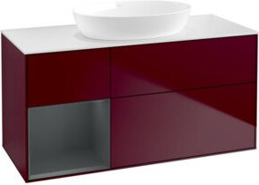 V&B Waschtischunterschrank Finion in Weiß lackiert, Breite: 120 cm, Tiefe: 50,1 cm, Höhe: 50,1 cm - Bild 1