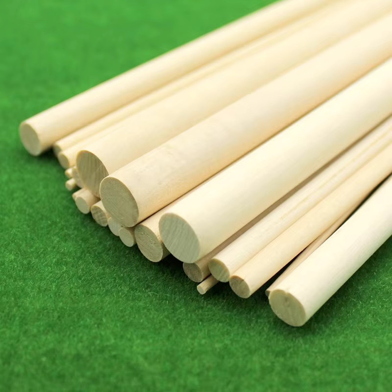 50 Stück hölzerne Bastelstäbe in Beige für Handwerk und DIY-Projekte - Bild 3