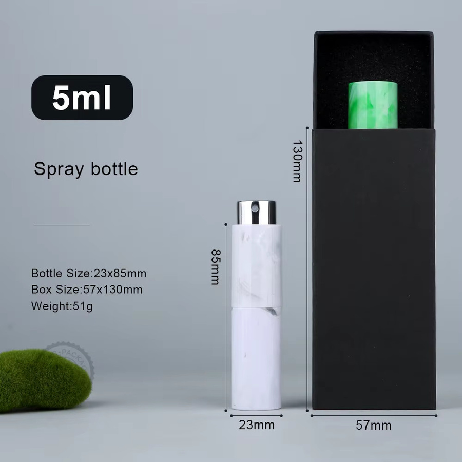 Sumeear Parfümflasche mit Marmorstruktur, 5 ml, nachfüllbar - Bild 2