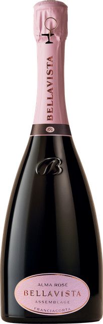Bellavista Franciacorta Alma Gran Cuvée Rosé, Chardonnay, Italien, 0,75 l - Bild 1