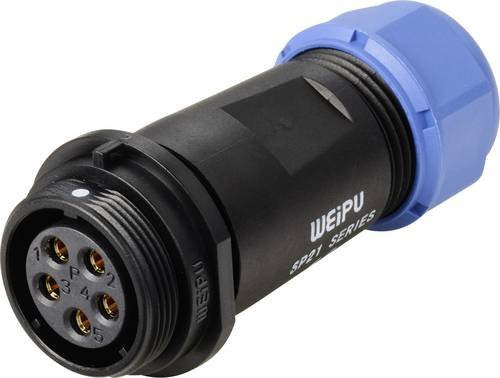 Weipu SP2111 / S 5 Rundstecker Buchse, gerade, 5-polig, multicolor - Bild 1