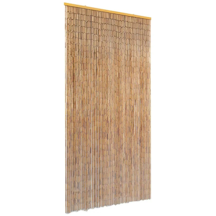 vidaXL Insektenschutz Türvorhang aus Bambus in Braun, B: 90 cm, H: 220 cm - Bild 2