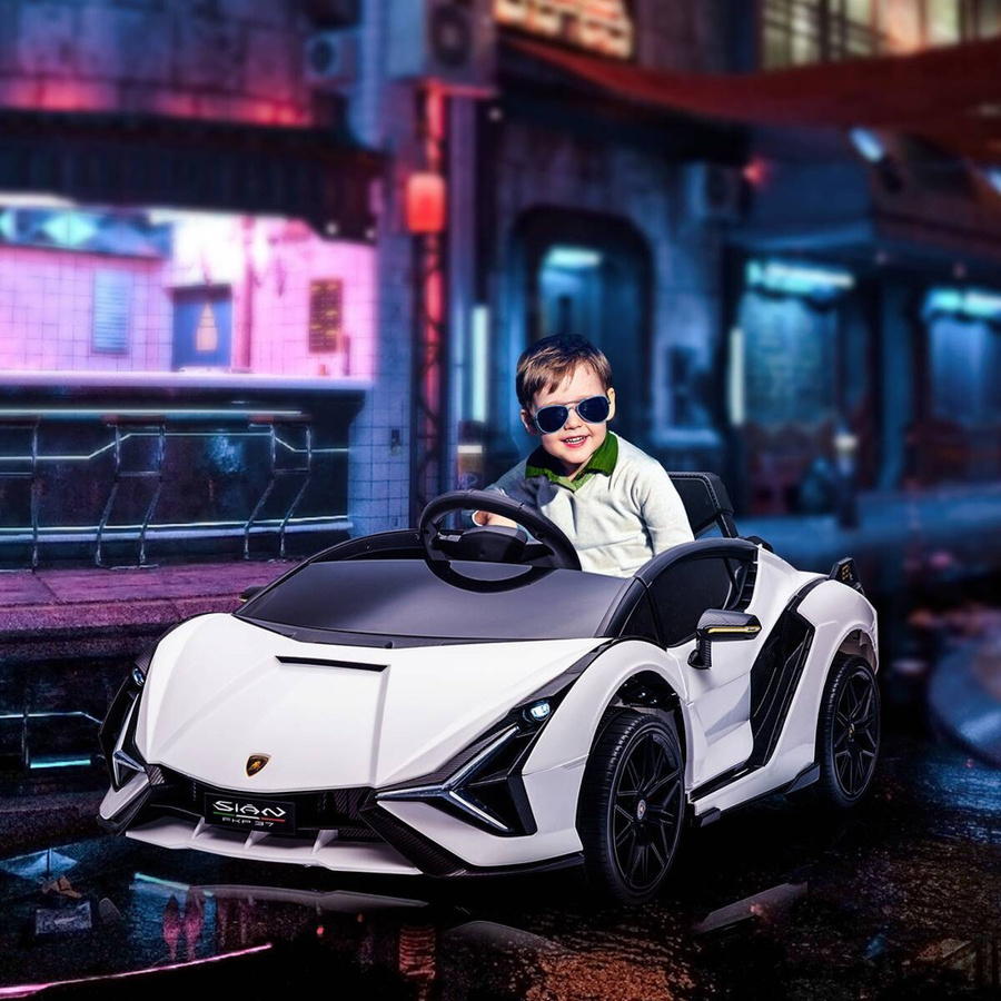 HOMCOM Kinder-Elektroauto, weiß, ab 3 Jahre - Bild 5