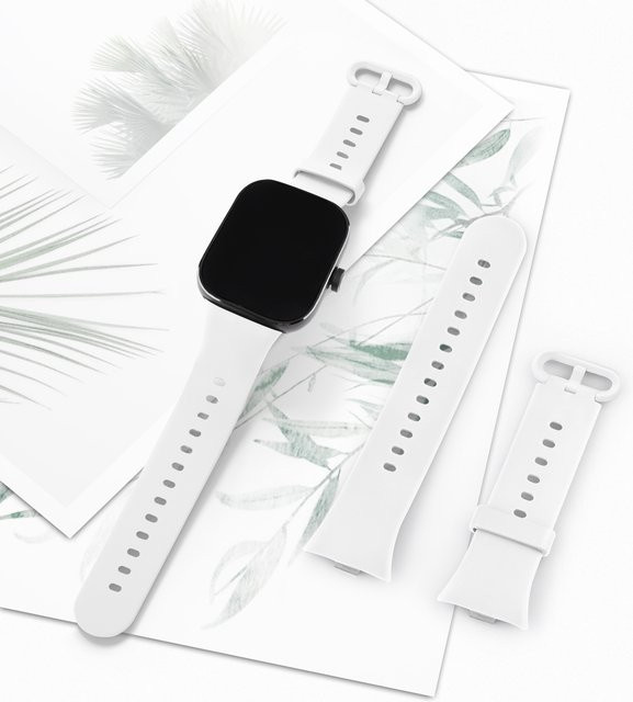 Tobfit Uhrenarmband Silikon, Weiß, Unisex - Bild 1