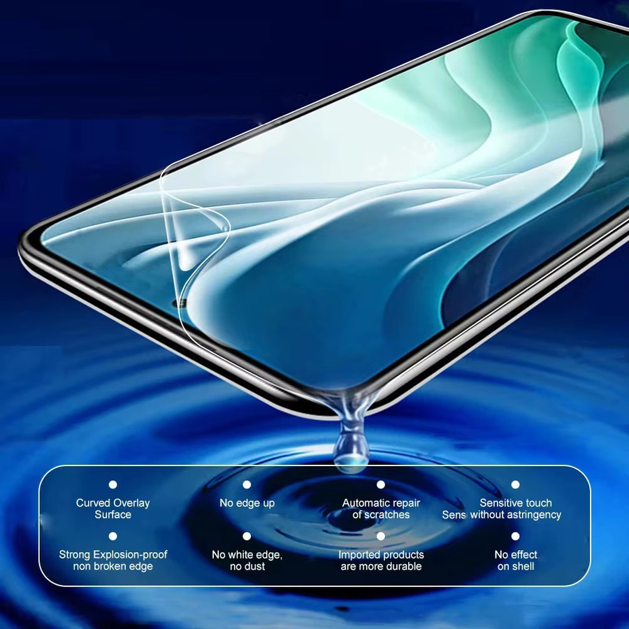 3er Pack Hydrogel Displayschutzfolie für Vivo Y36 Y36m Y36i Y53t Y55t Y56 Y77t Y78t Y78(t1) Y78m 5G transparent - Bild 2